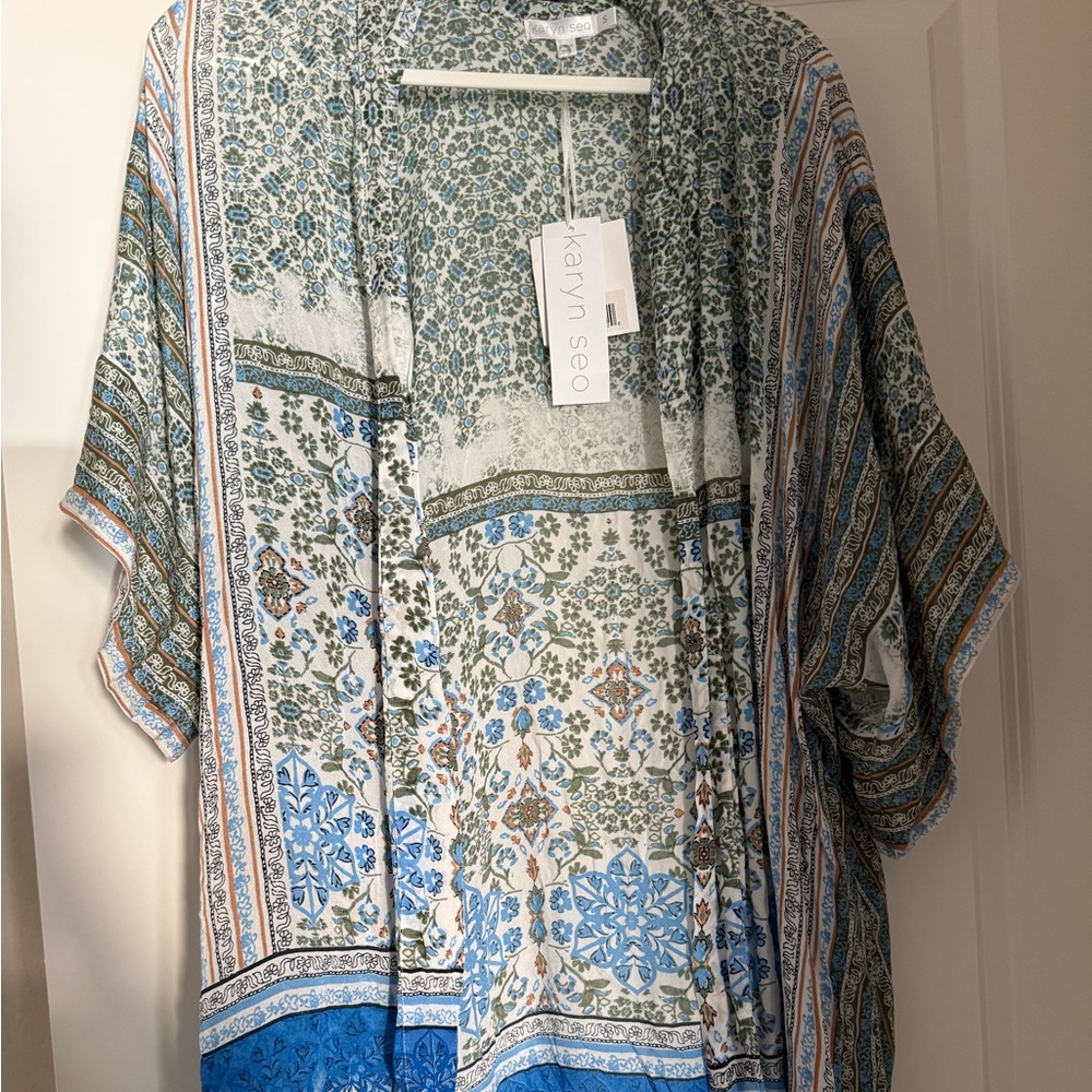 Karyn Seo Floral Kimono Small